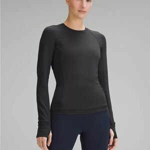 Lululemon Black It's Rulu Long-Sleeve Shirt size 12